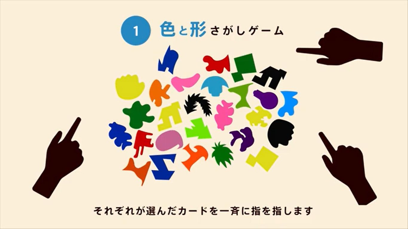 感覚と対話を育む鑑賞教材「色と形と言葉のゲーム」