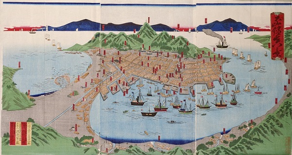 《函館真景》図版